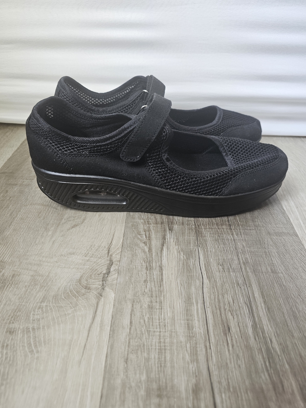 GIT UP Women's Black Mary Jane Comfort Shoes